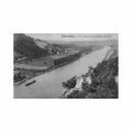 belgique tailfer namur vue generale de la meuse vers dave Vintage A4 Photo Print