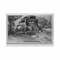 belgique thuin hainaut carte a systeme Vintage A4 Photo Print