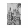 belgique tournai hainaut les cinq clochers Vintage A4 Photo Print