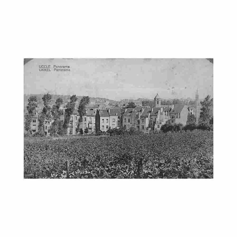 belgique uccle brux cap panorama Vintage A4 Photo Print