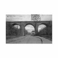 belgique uccle quartier de stalle le viaduc Vintage A4 Photo Print