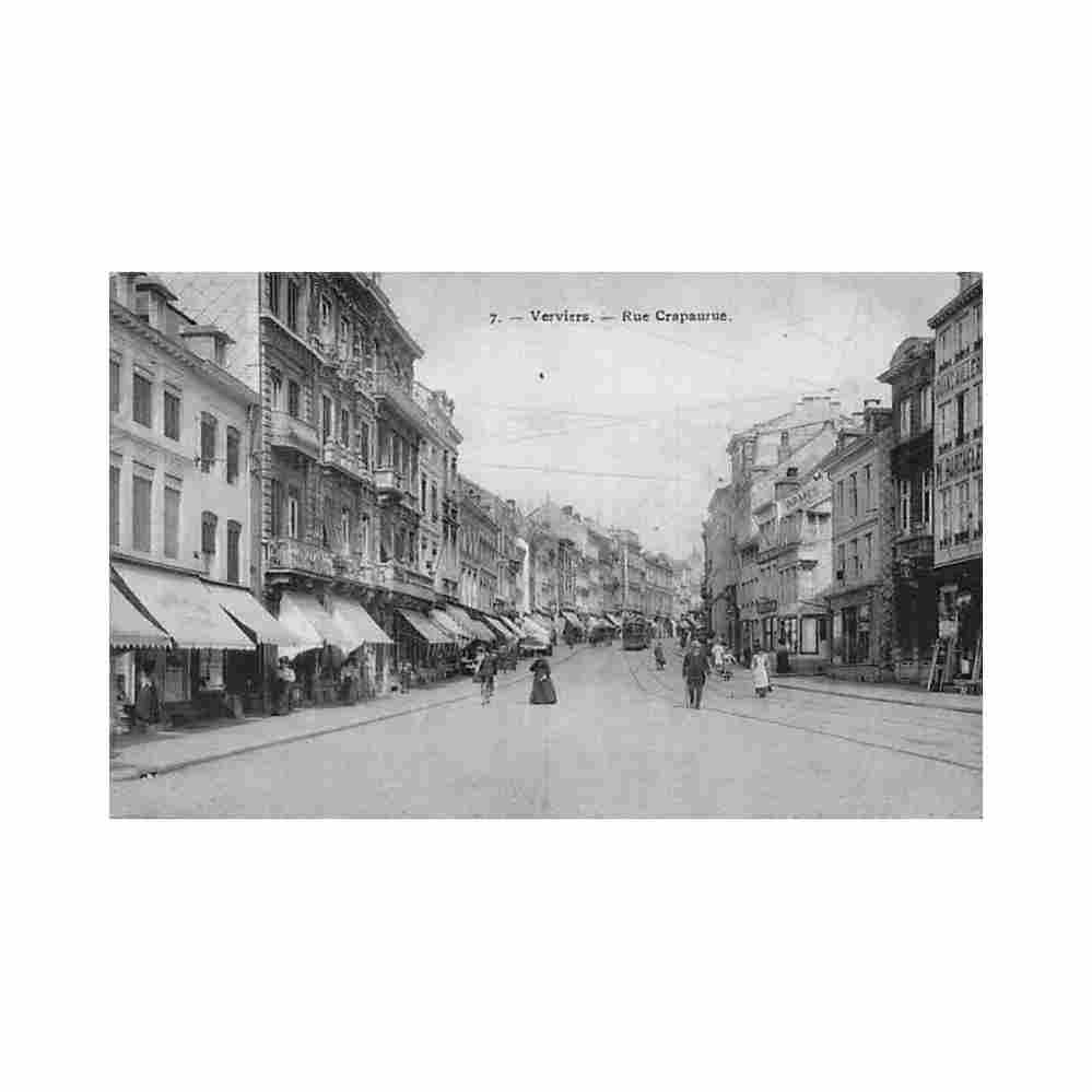 belgique verviers liege rue crapaurue Vintage A4 Photo Print