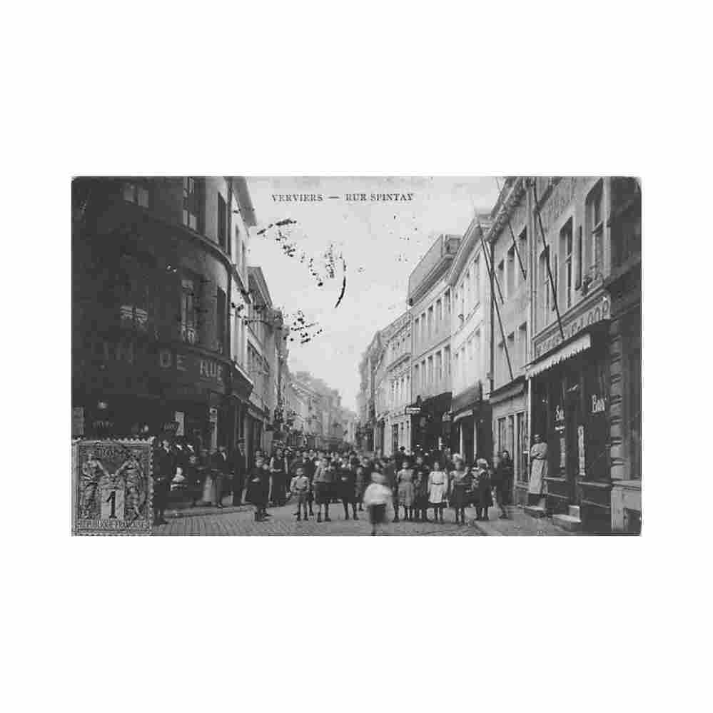 belgique verviers liege rue spintay Vintage A4 Photo Print