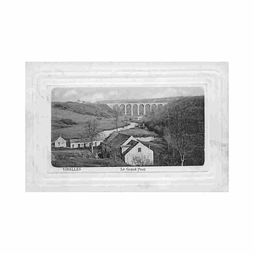 belgique virelles hainaut le grand pont Vintage A4 Photo Print