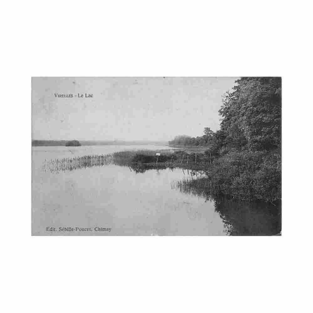 belgique virelles hainaut le lac Vintage A4 Photo Print
