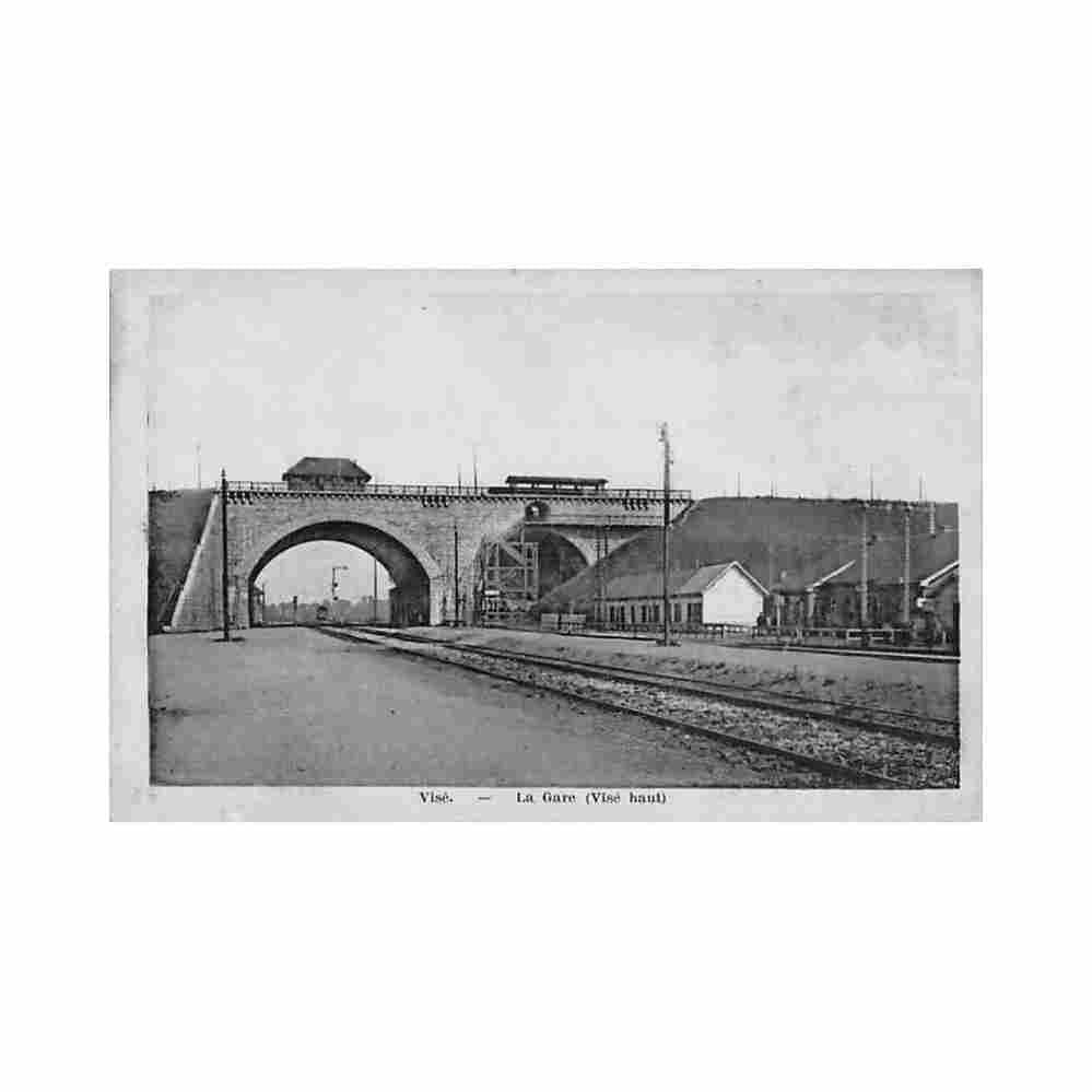 belgique vise liege la gare vise haut Vintage A4 Photo Print