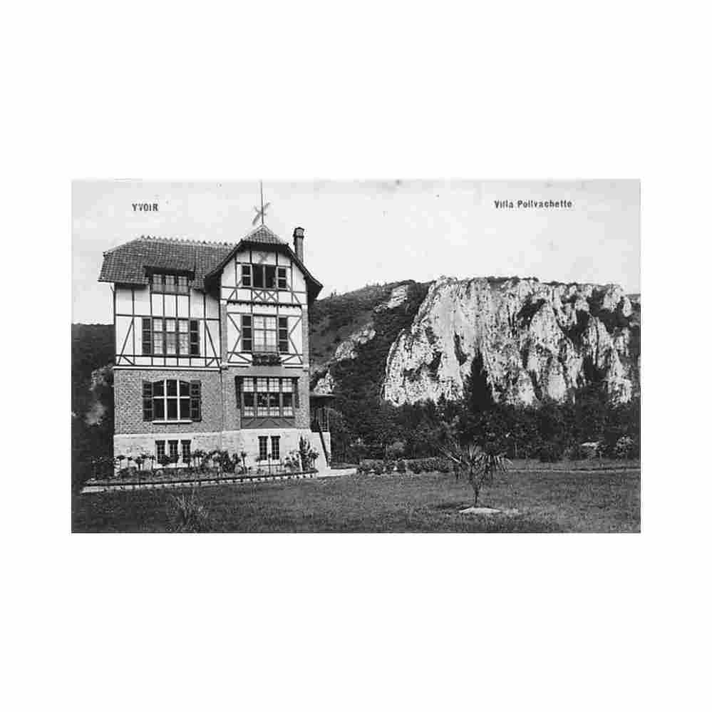 belgique yvoir namur villa poilvachette Vintage A4 Photo Print