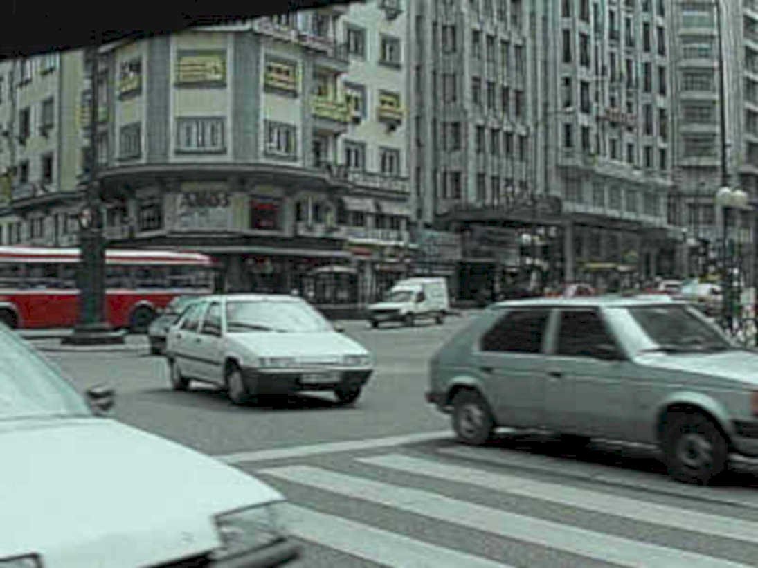 belgrade intersection traffic1980s 1990s A4 Photo Print