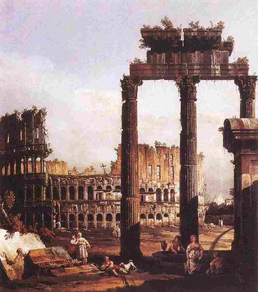 bell Capriccio with the Colosseum Art A4 Photo Print