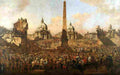 bell Entry of Jerzy Ossolinski into Rome Art A4 Photo Print