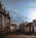 bell Frauenkirche and Rampische Gasse Art A4 Photo Print