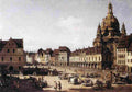 bell New Market square Dresden Art A4 Photo Print
