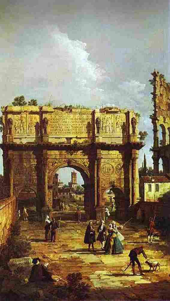 bell Rome Arch of Constantine Art A4 Photo Print