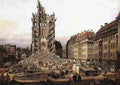 bell Ruins of old Kreuzkirche Dresden Art A4 Photo Print