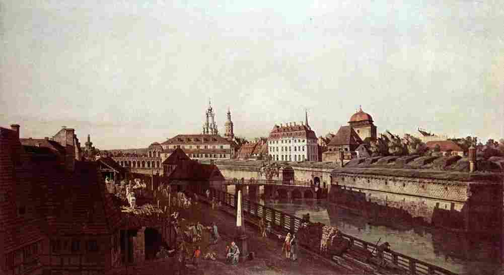 bell View of Dresden Art A4 Photo Print