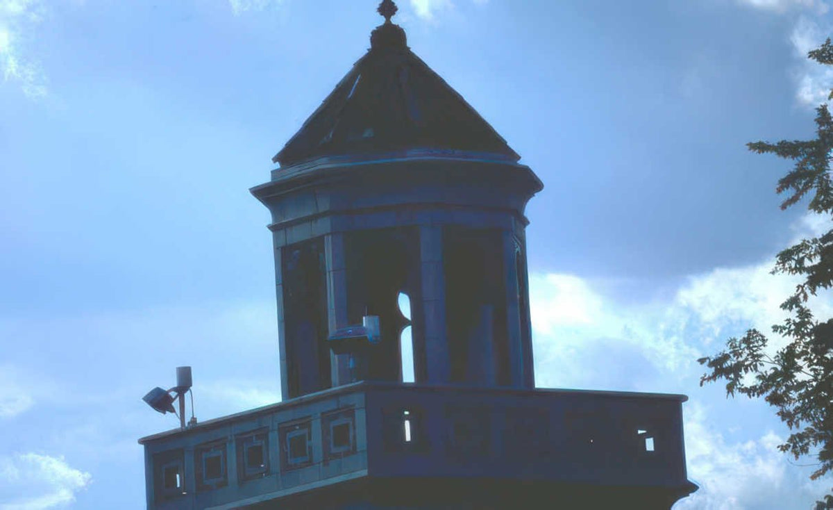 bell tower church Vintage A4 Photo Print