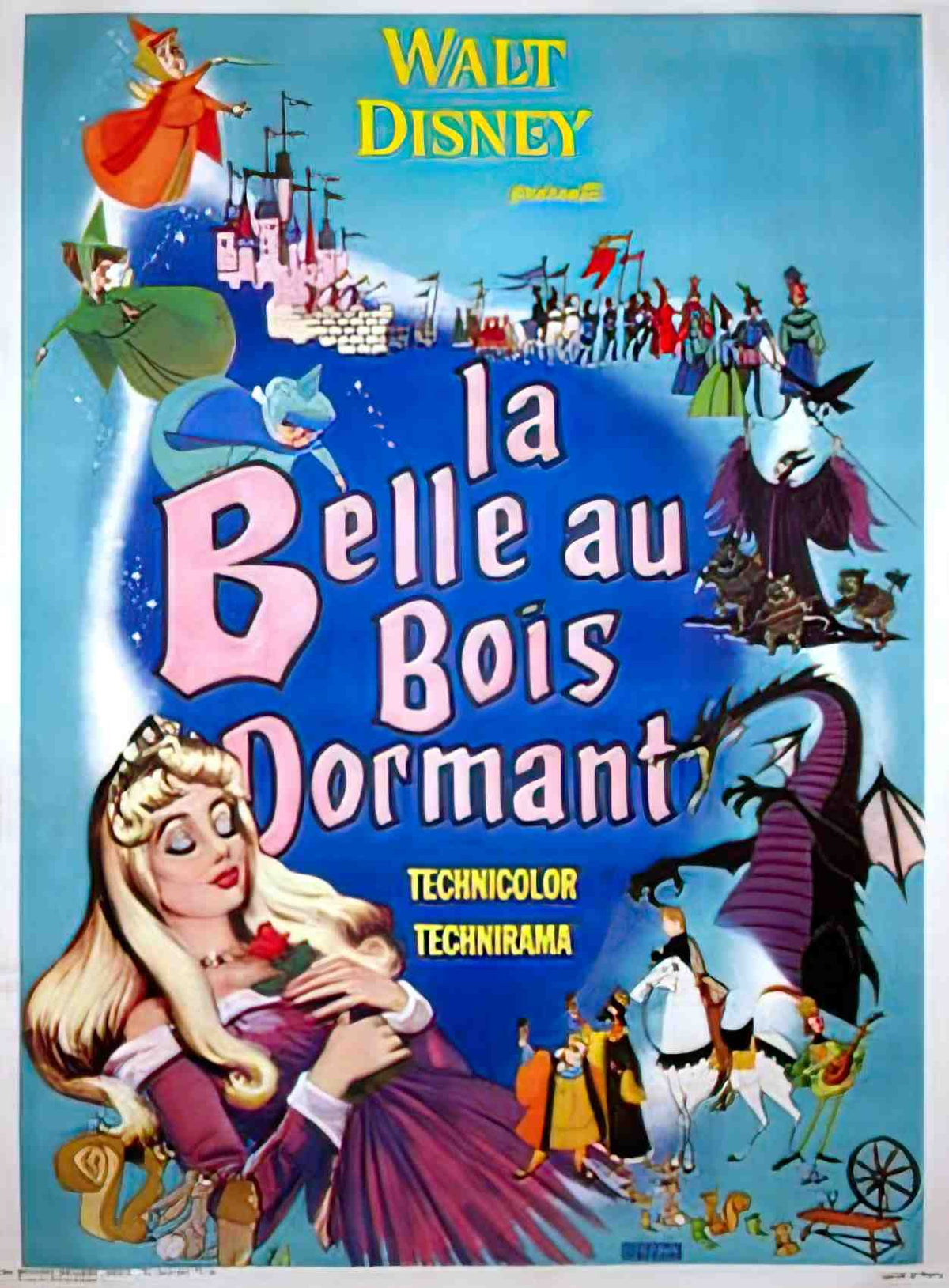 belle au bois dormant 2 Advert A4 Photo Print