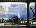 bellows Blue Morning Art A4 Photo Print