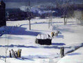 bellows Blue Snow the Battery Art A4 Photo Print