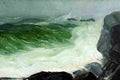 bellows Grey Lake Art A4 Photo Print