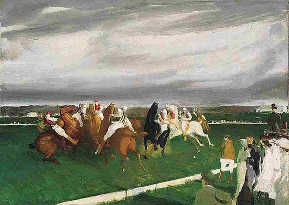 bellows Polo at Lakewood Art A4 Photo Print