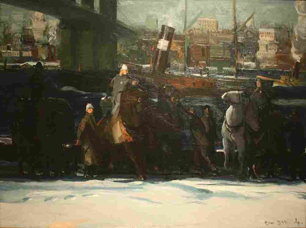 bellows Snow Dumpers Art A4 Photo Print