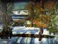bellows Street in Winter Art A4 Photo Print