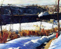 bellows Winter Afternoon Art A4 Photo Print