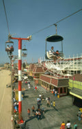 belmont park skyride Vintage A4 Photo Print