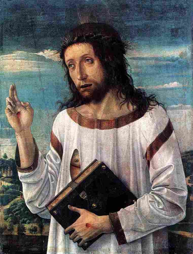 beln Blessing Christ Art A4 Photo Print