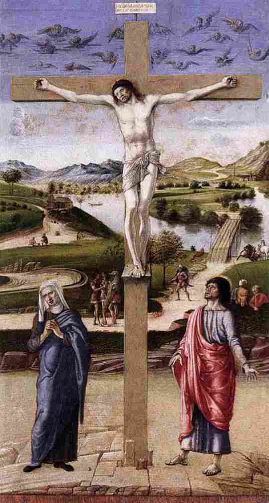 beln Crucifix Art A4 Photo Print