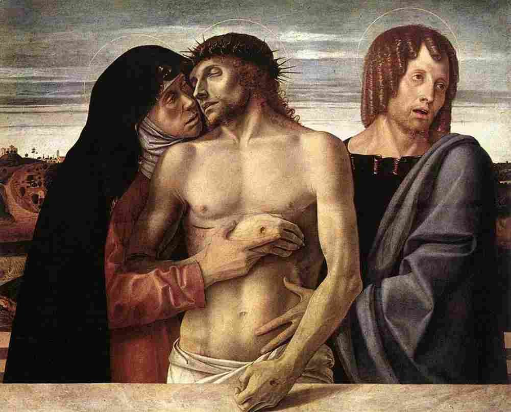 beln Dead Christ Supported Art A4 Photo Print