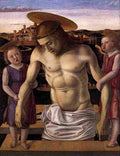 beln Dead Christ Supported by Two Angels Art A4 Photo Print