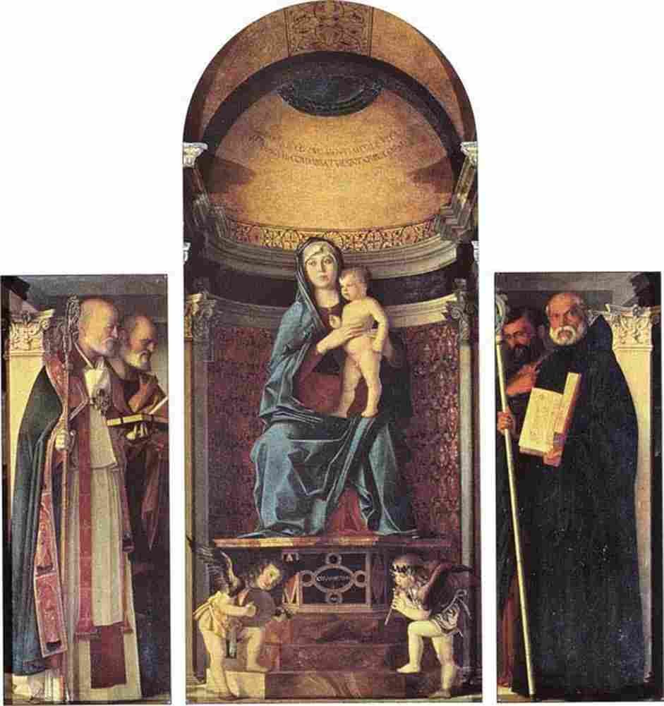 beln Frari Alterpiece Art A4 Photo Print