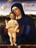 beln Madonna with Blessing Child Art A4 Photo Print