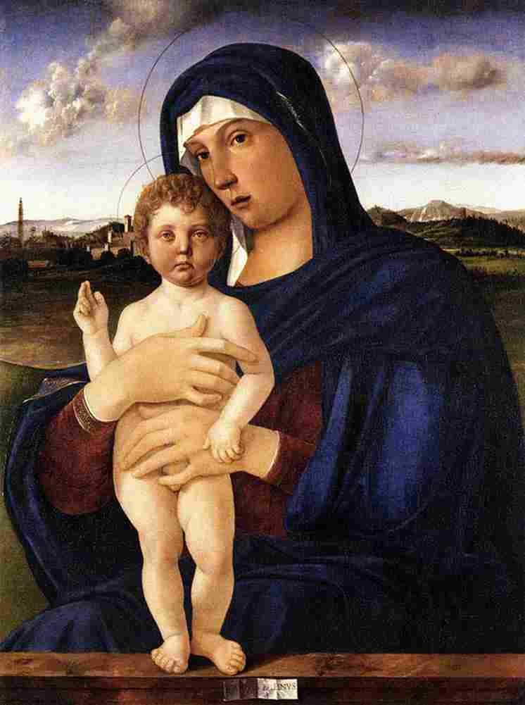 beln Madonna with Blessing Child Art A4 Photo Print