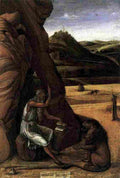 beln Saint Jerome in the Desert Art A4 Photo Print
