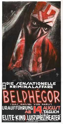 belphegor 1927  01 film star poster A4 Photo Print