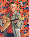 belsky balalaika player Art A4 Photo Print