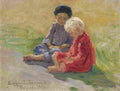 belsky playing children Art A4 Photo Print