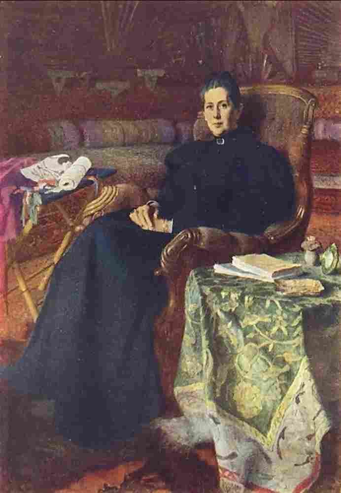 belsky portrait of e sheremetieva Art A4 Photo Print