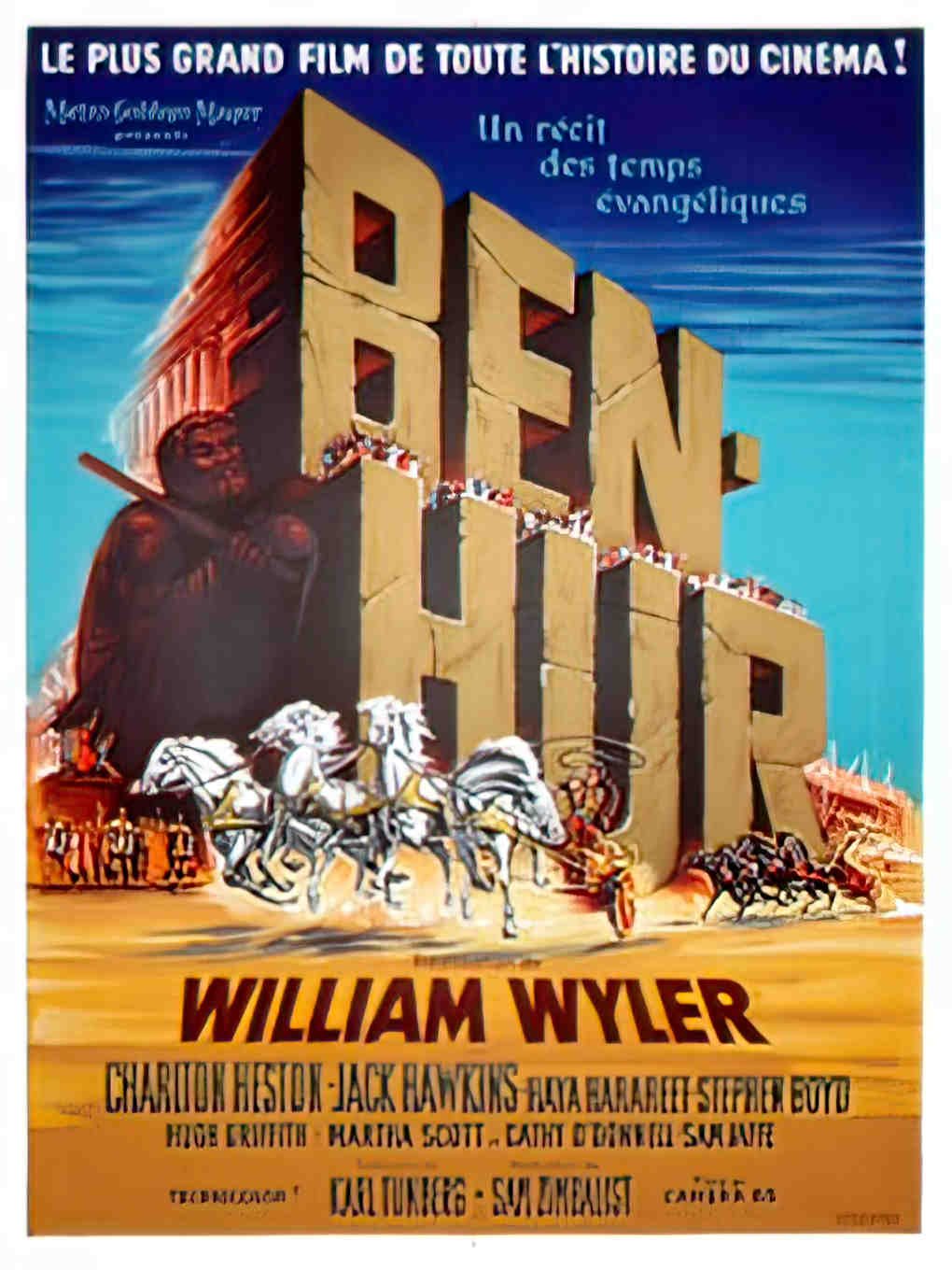 ben hur bleue 2 Advert A4 Photo Print