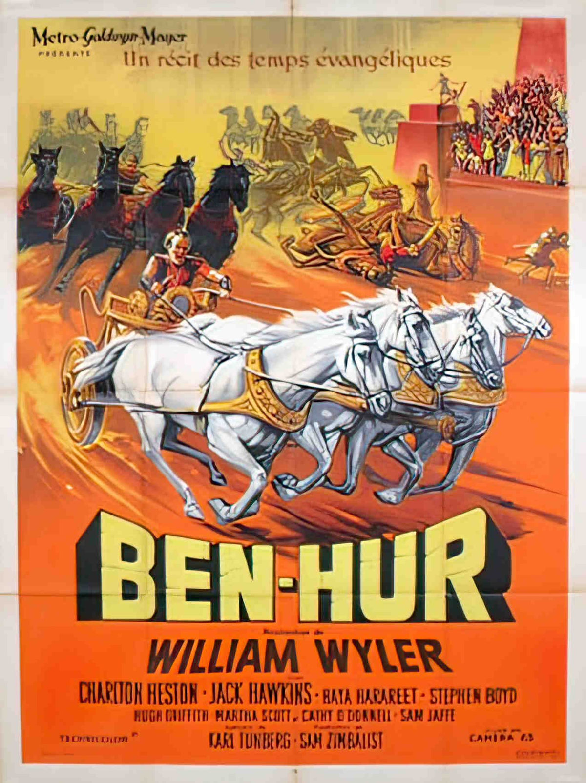 ben hur orange pliee Advert A4 Photo Print