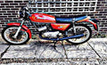 benelli 125 sport motorbike A4 Photo Print