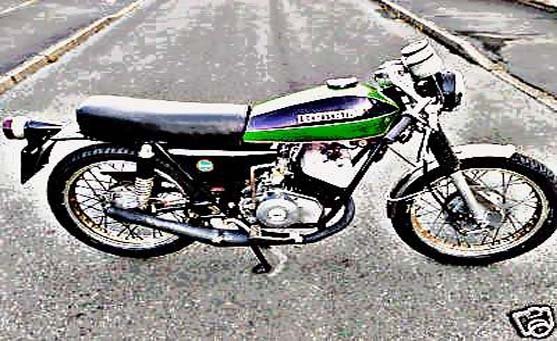benelli 250 2c motorbike A4 Photo Print