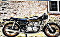 benelli 354 sport motorbike A4 Photo Print