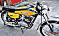 benelli t50 motorbike A4 Photo Print