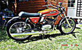 benelli tourismo motorbike A4 Photo Print