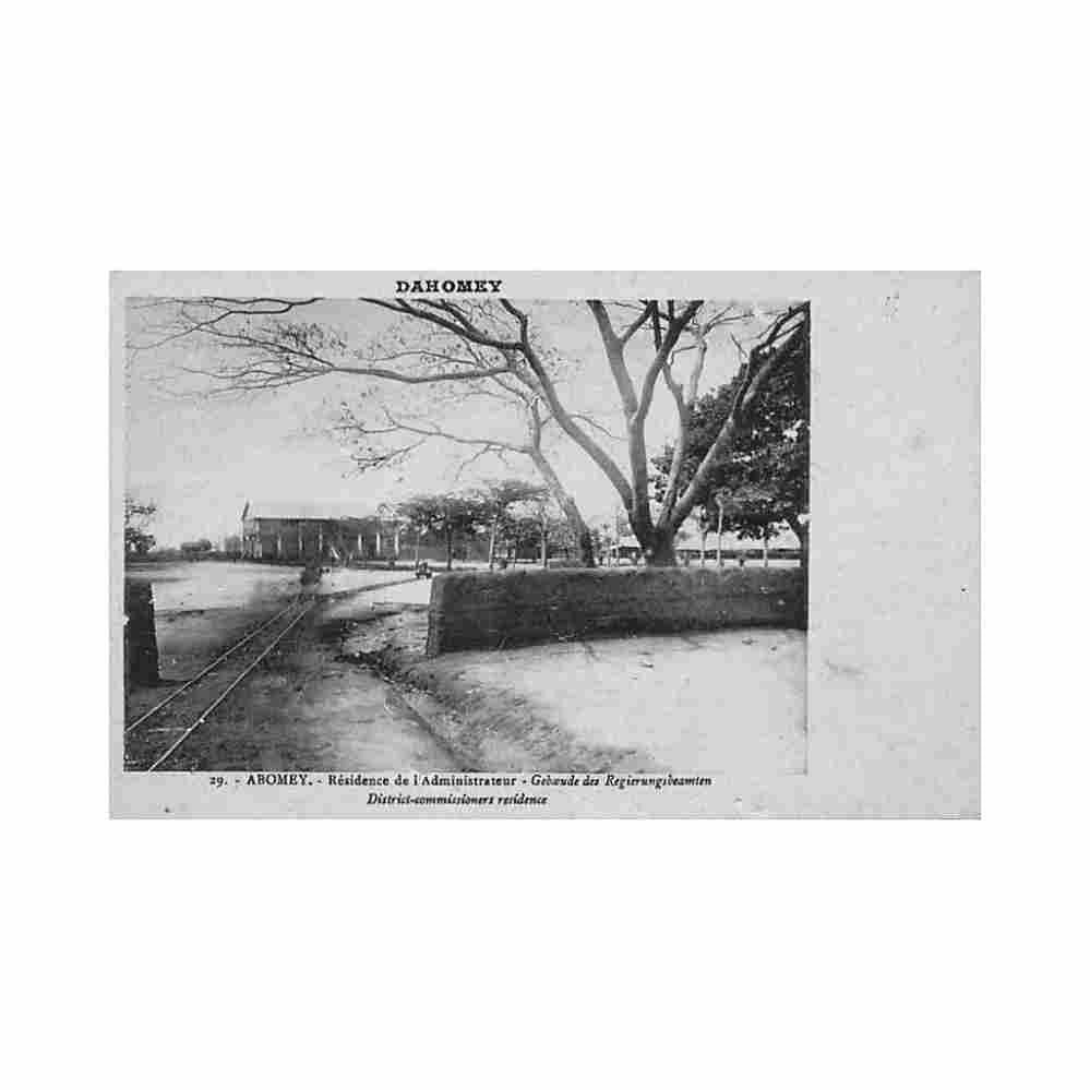 benin abomey residence de l admnistrateur ed societe des missions africaines 29 Vintage A4 Photo Print