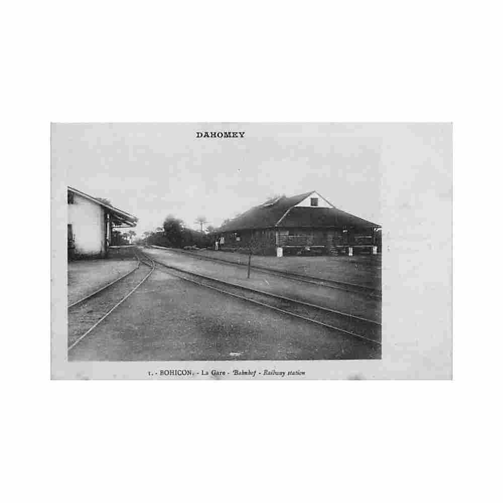 benin bohicon la gare ed missions africaines 1 Vintage A4 Photo Print